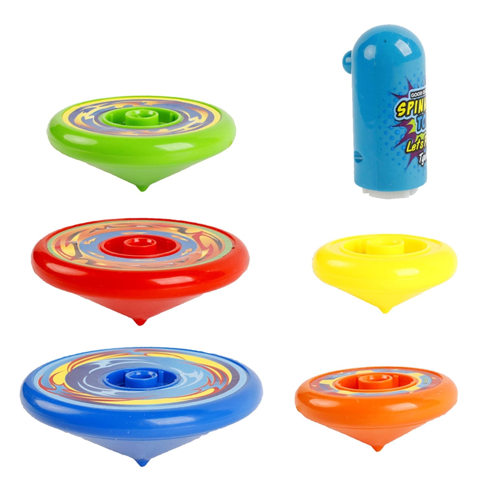 Spinning Top - Shoot Gyro Rotation Game - 5 Pieces