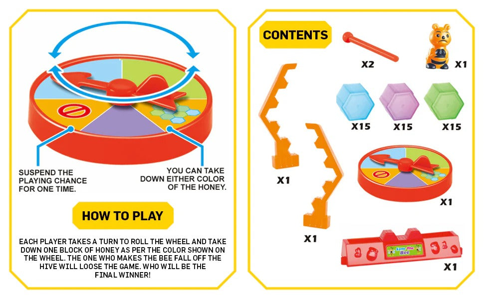 Save the Bee Activate Stacking and Tumbling Game - 788