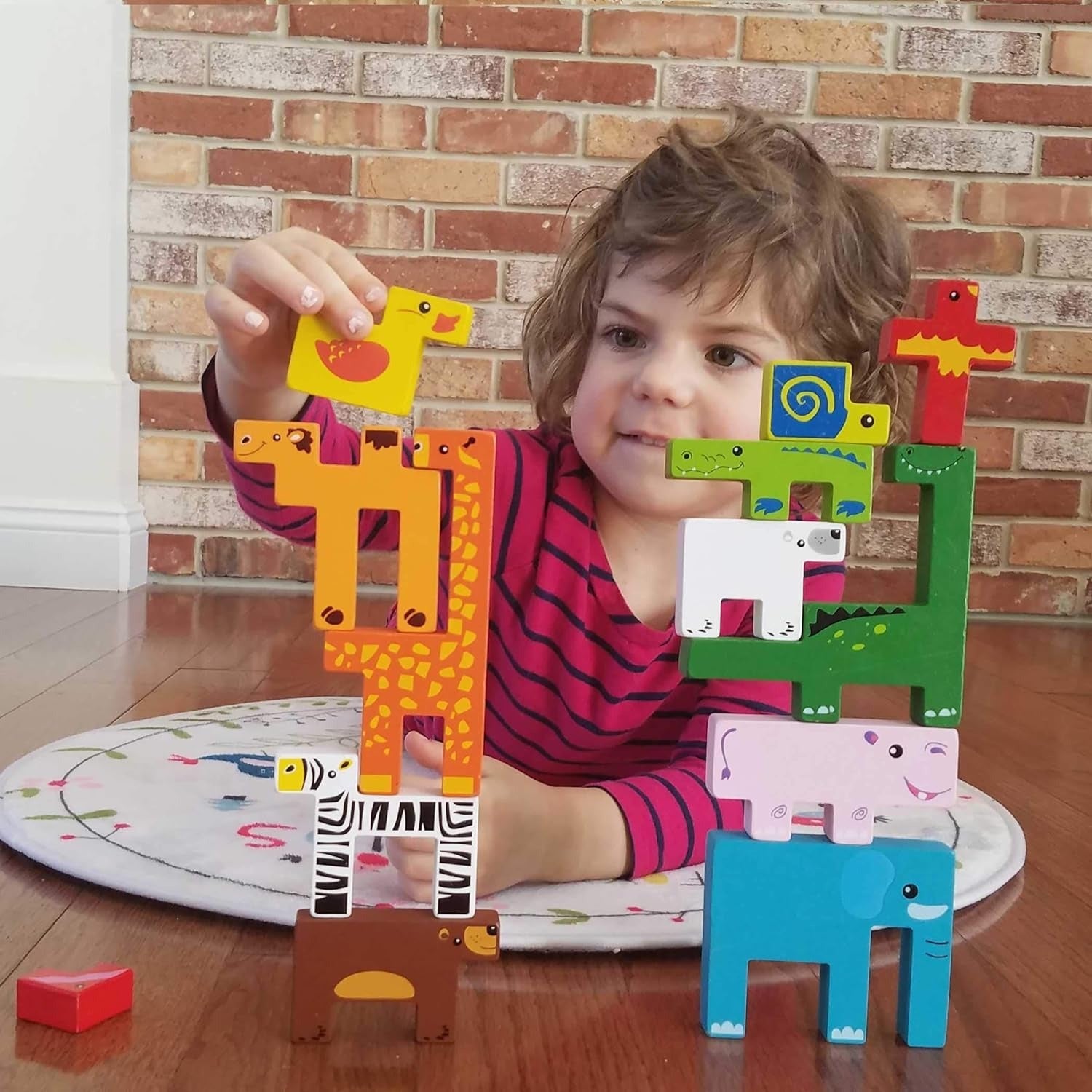 Wooden Animal Creative Challenge Puzzle Board - 298