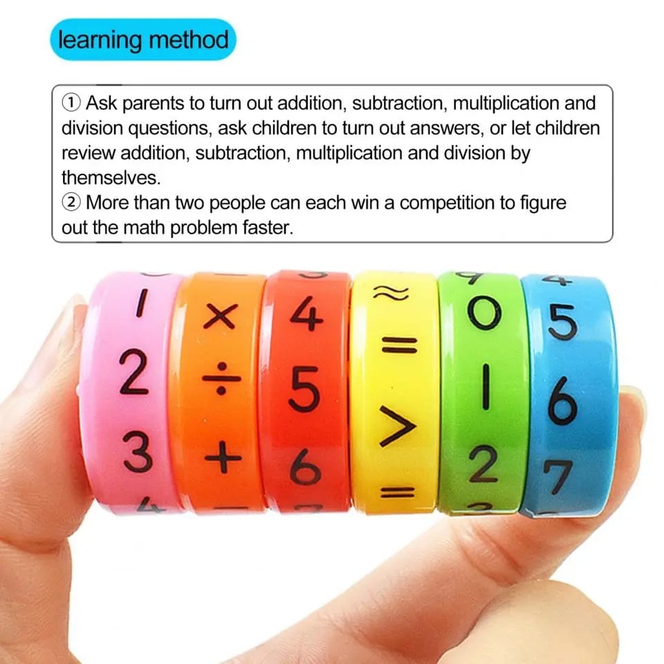 Mini Rotating Magnetic Math Operation Wheel - 313