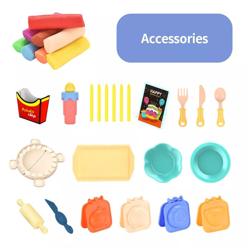 Kit de machine à pâte à modeler pour burgers et gâteaux délicieux à faire soi-même - 002