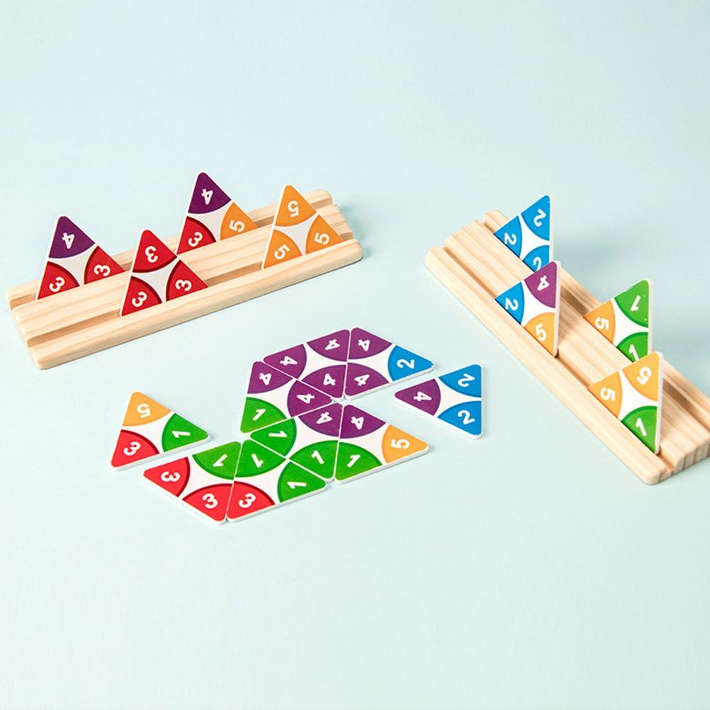 Triangle Numbers Wooden Jigsaw Puzzle - 997