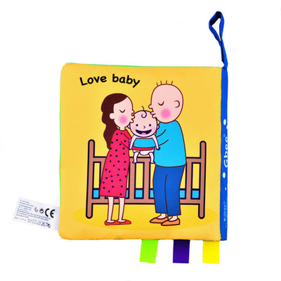 Jouet de livre en tissu d'éveil pour bébé, incassable