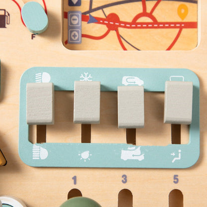 Montessori Steering Wheel Busy Board - Educational Toy