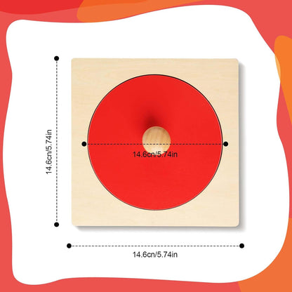 Baby Mirror Montessori Toy, Visual Mirror for Children, Mirror Baby Prone Position, Mirror Peekaboo Button Puzzle, Mirror Simple Child Safe for Babies 6-36 Months