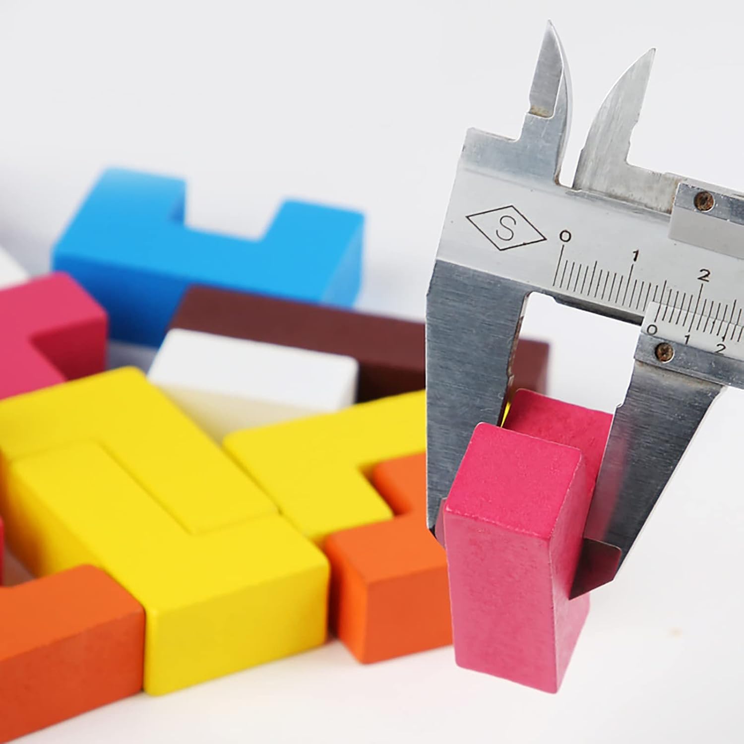 Bloques de madera para rompecabezas Tetris - 622