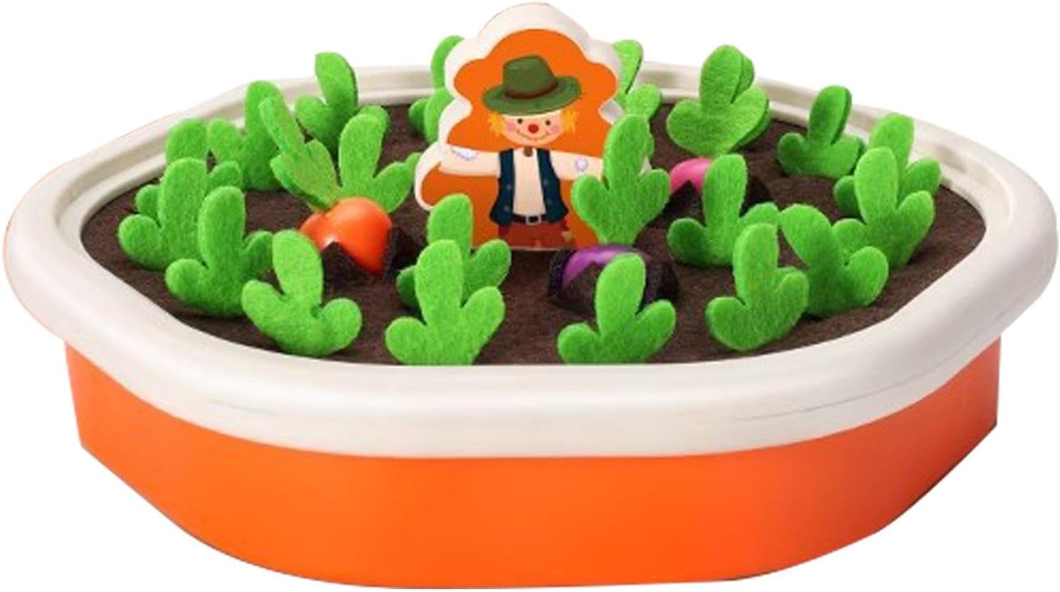 Jeu de mémoire Fidtoy Radish Farm Carrot Pulling pour enfants