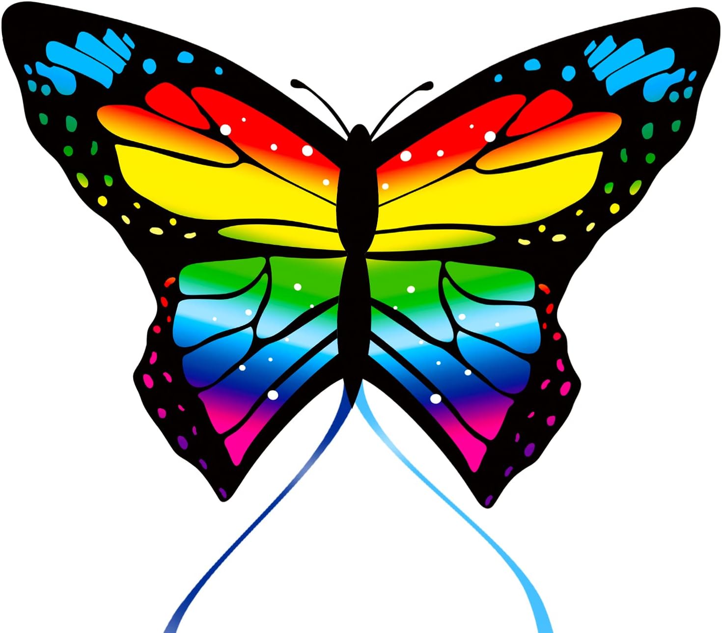 Fidtoy Butterfly Kite for Kids and Adults Easy to Fly