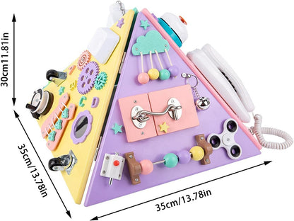 Toys Pyramid | Pyramid Shaped Fidget Toys for Adhd Kids | Hand Eye Coordination Educational Toys, Funny Toys for Education, Classroom, Aged 3+