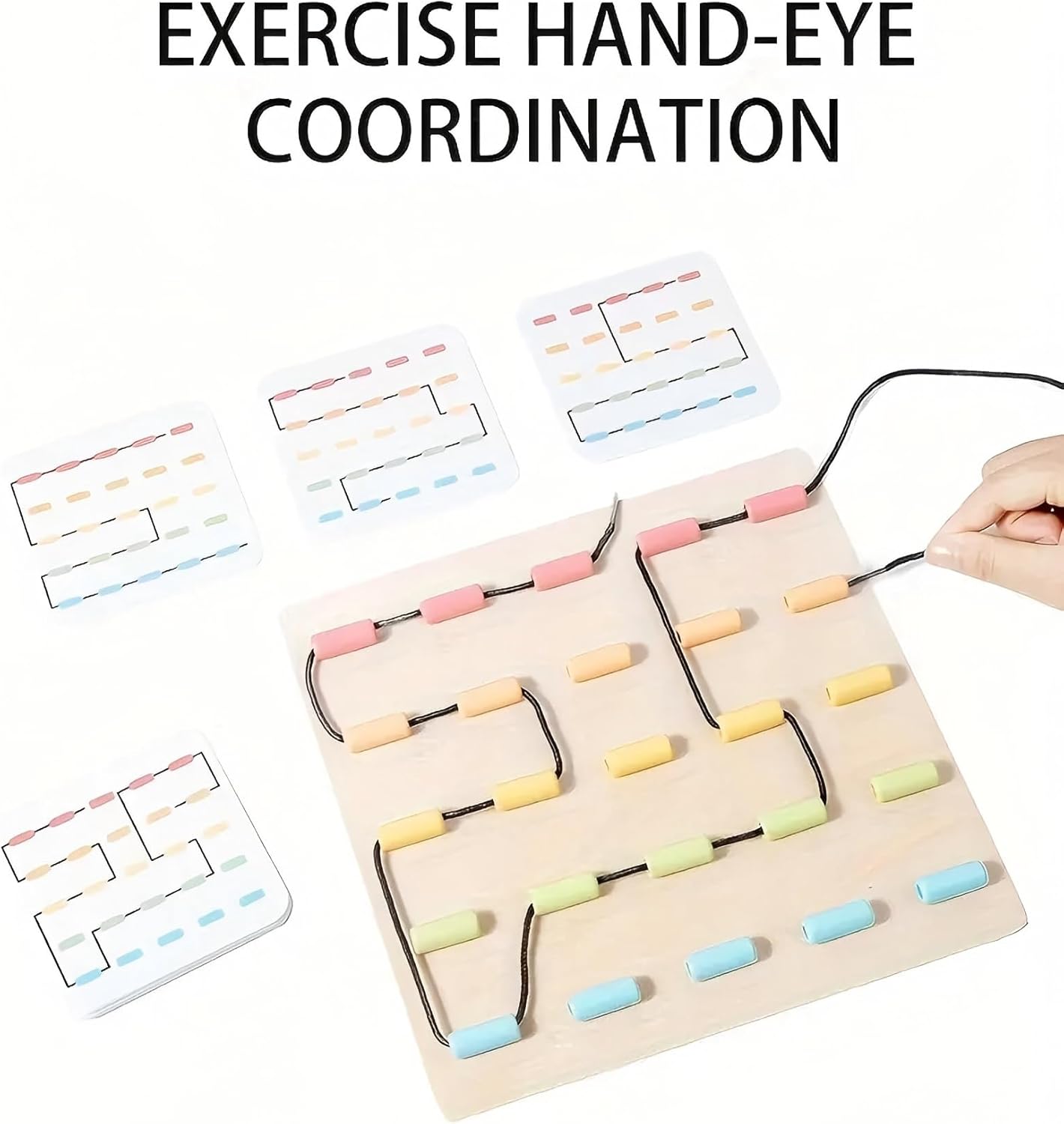 TNBUENO Dementia Activities Kit for Seniors – Alzheimers Memory Games with Puzzles & Color Cards – Products for Elderly Adults with Dementia or Memory Loss