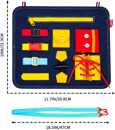 Toddlers Toy Gifts for 4 Year Old Girls Boy, Baby Learning Montessori Toys for Kids Girl Boy Age 4 5 6 Toddler Birthday Present Gift Educational Sensory Busy Board Toy for 4-6 Year Olds Kid Child