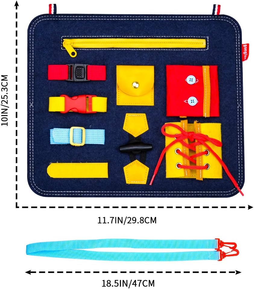 Toddlers Toy Gifts for 4 Year Old Girls Boy, Baby Learning Montessori Toys for Kids Girl Boy Age 4 5 6 Toddler Birthday Present Gift Educational Sensory Busy Board Toy for 4-6 Year Olds Kid Child