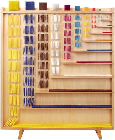Gabinete de perlas con material de perlas