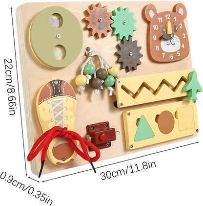 Bohany de Atividades - Brinquedo Educativo De ,Brinquedos para Desenvolvimento Infantil,para Crianças Pré-escolar Jardim Infância Sala de Aula Educação em Casa Educadores e