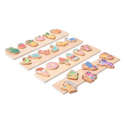 2Pcs Puzzle Matching Board Toy Desktop Game for Preschool 1 2 3+ Year Old | Educational | Other Educational Toys