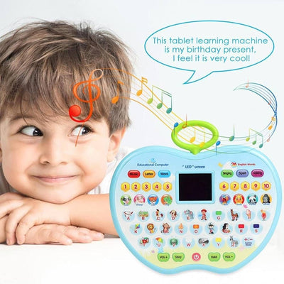 Fidtoy Apple Learning Computer Toy with LED Display for Kids
