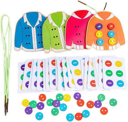 FytStycale Sewing Button Threading Activity for Children