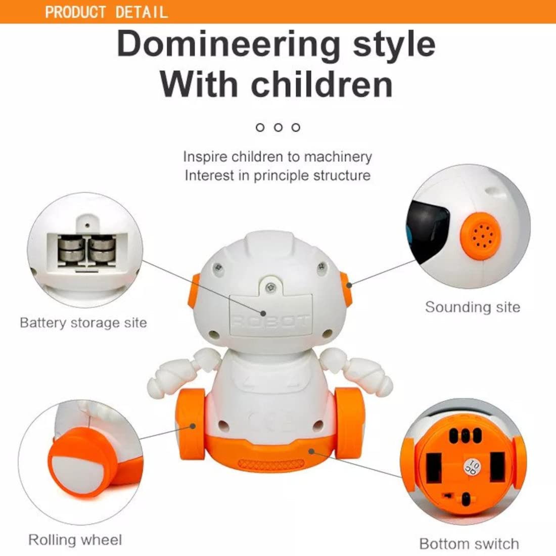 Fidtoy Smart Line Following Robot Play Set for Kids Ages 3+, Plastic Optical Sensor Robot Car with Pen, STEM Route Drawing Science Toy for Coding-Style Thinking and Engineering Play