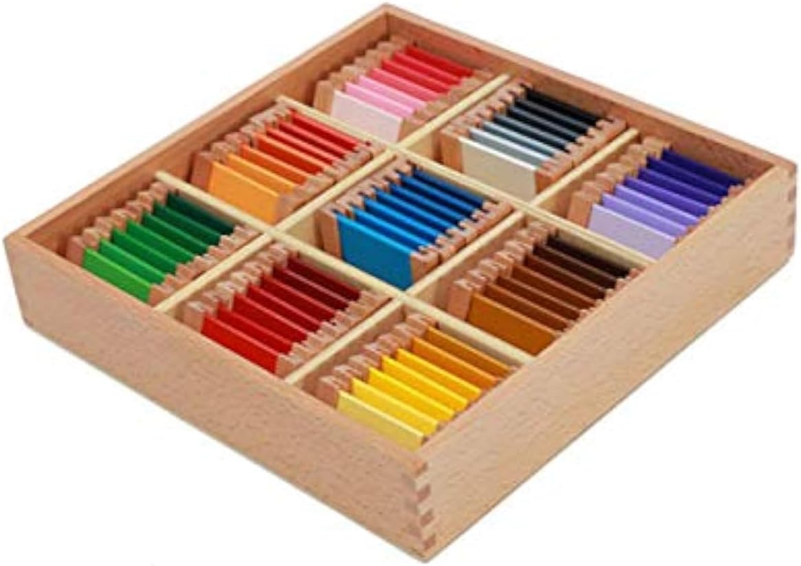 Adena Montessori Color Tablets(3rd Box) - Montessori Color Box Materials Sensorial Educational Tools