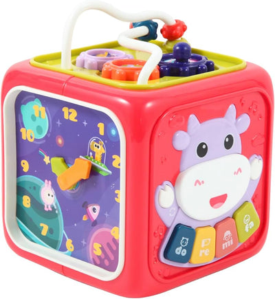 Fidtoy Multifunctional Activity Cube Toy for Toddlers 18M+