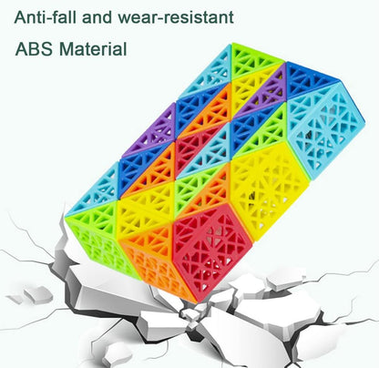 24 Blocks Magic Snake Toy Magic Snake Magic Snake Puzzle Snake Fidget Toy for Children and Adults Party Bag Children's Birthday Party (Hollow x 1)