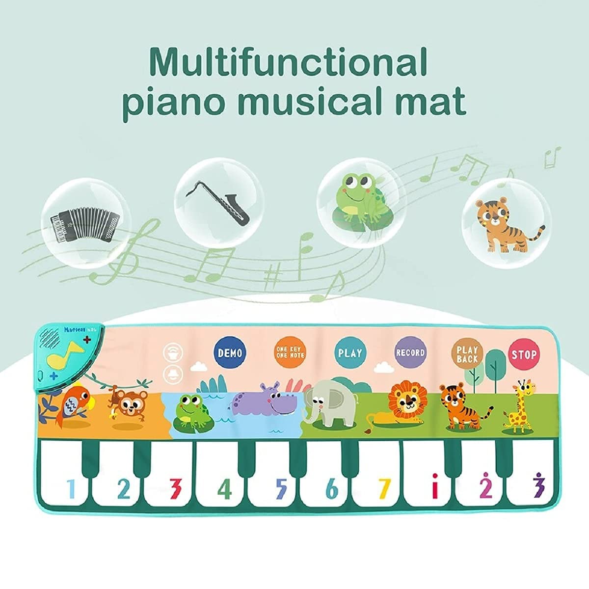 Fidtoy Musical Piano Mat for Toddlers – Interactive Learning and Dance Floor Toy