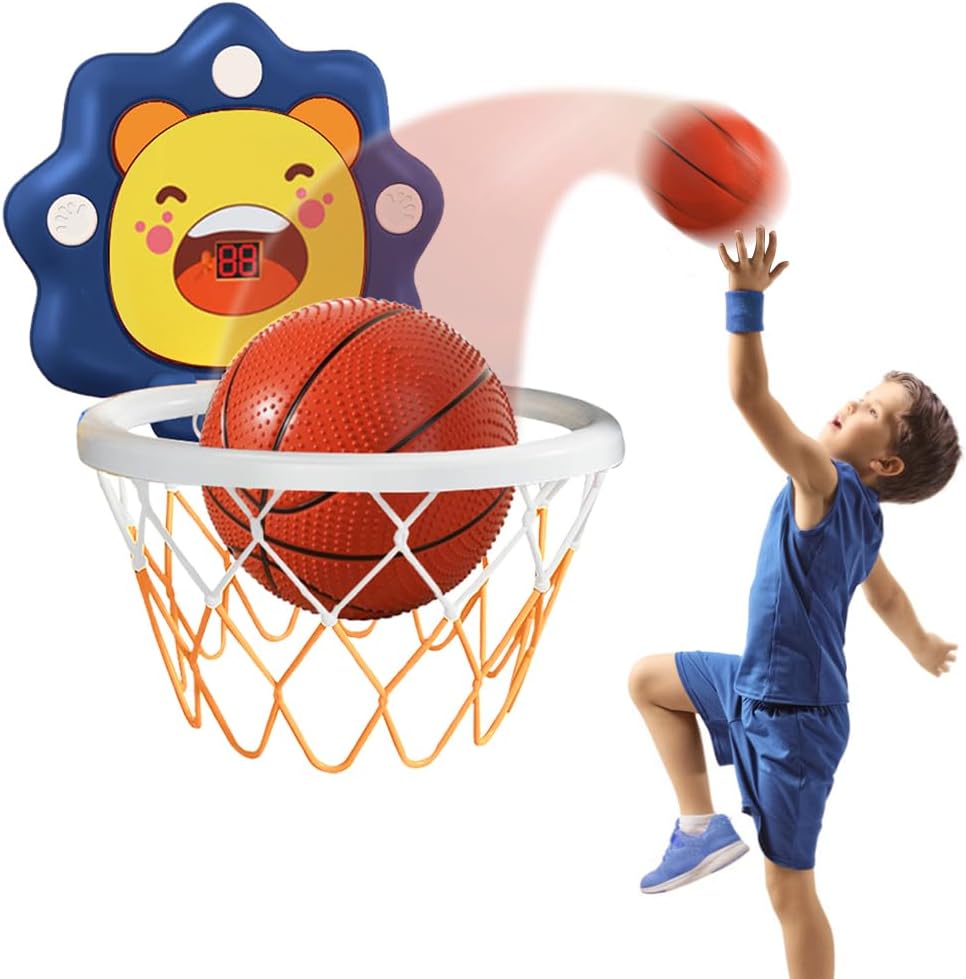 Fidtoy Indoor Mini Basketball Hoop for Toddlers | Adjustable Height & Kids Motor Skills