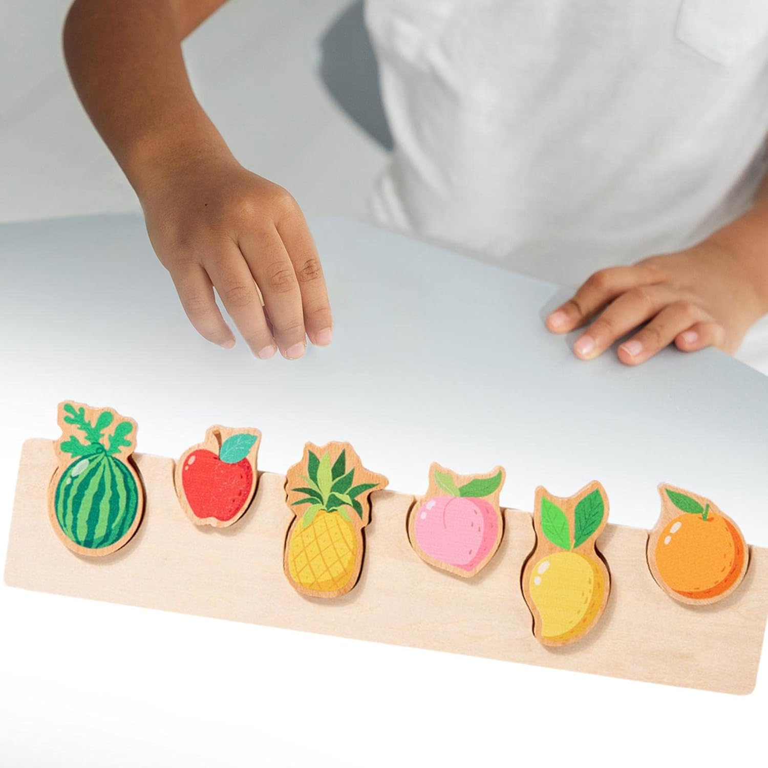 ATORSE™ Puzzle Matching Board Toy Desktop Game for Preschool 1 2 3+ Year Old Fruit|Toys & Hobbies | Educational | Other Educational Toys