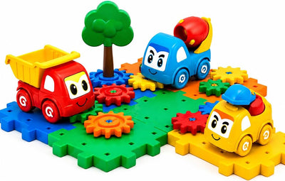 Fidtoy 18PCS Gear Building Toy for Kids – Interactive Rotating Gear Construction Set for STEM Learning, Creative Building & Fine Motor Development Ages 3+