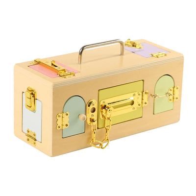 TREDYNEST Montessori Lock Box Toy Sensory Toy Interactive Activity Board for Kids Baby | Educational Toys | STEM Toys | Learning Toys