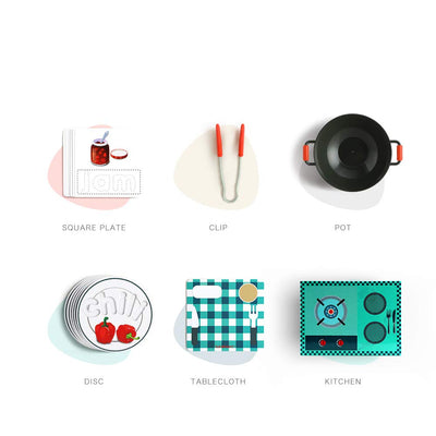 Jouets d'Imitation pour Enfants : Jeu de Cuisine avec Orthographe