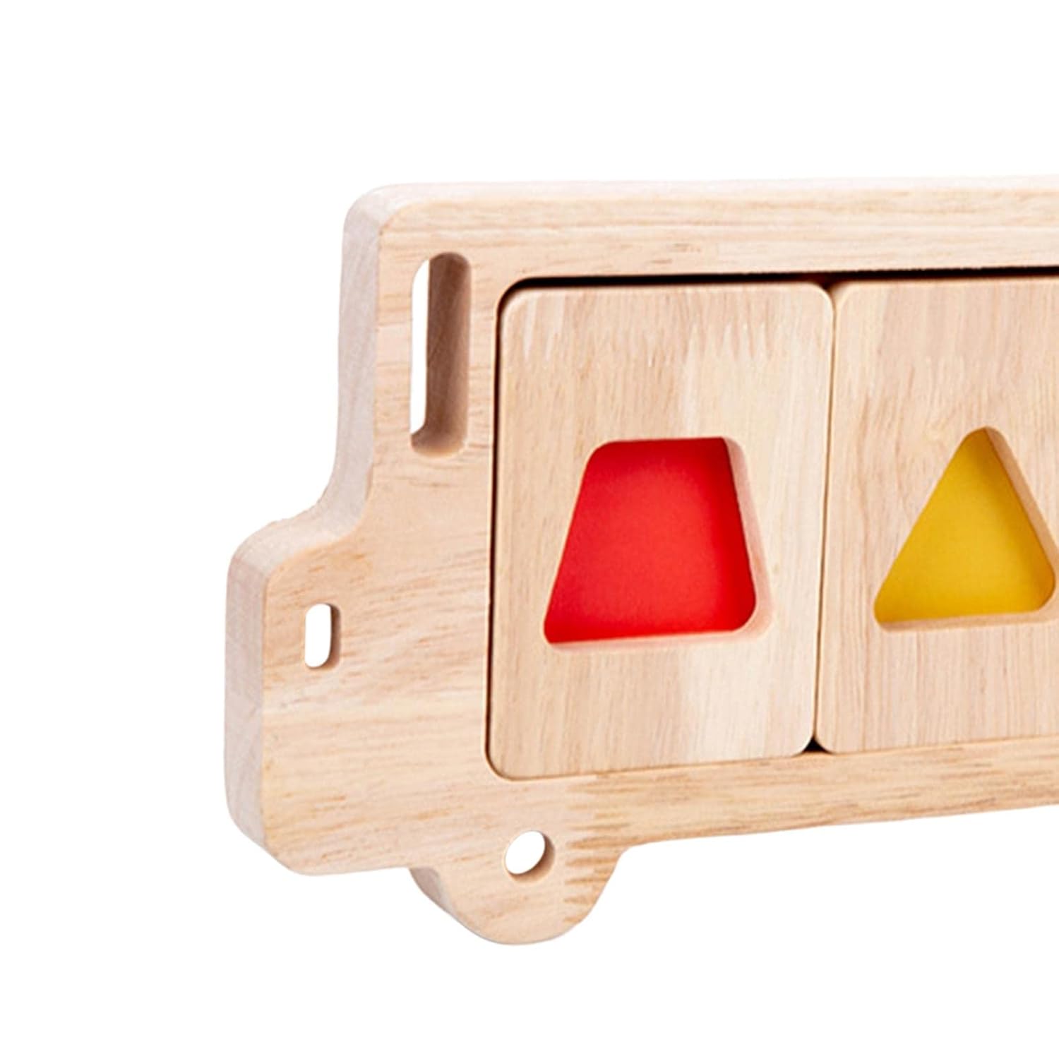Fidtoy Wooden Shape and Number Learning Board – Montessori Toy for Toddlers 0-3