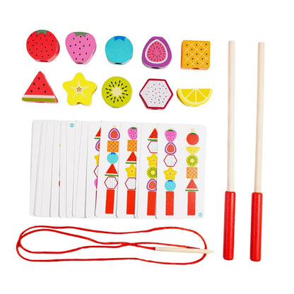 Beads Sequencing Toy Hand Eye Coordination Educational Fine Motor Skills Toy|Mathematics|Toys & Hobbies