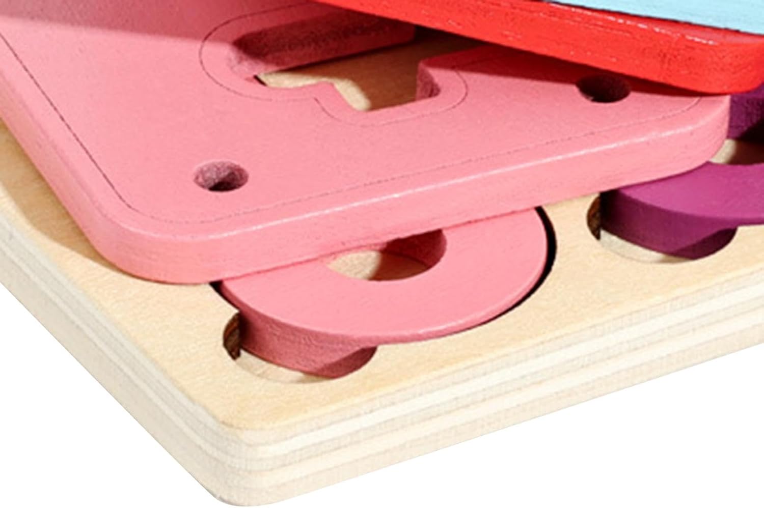 MagiDeal Wood Locks and Keys Toys Shape Color Matching Game, Birthday Gift, Early Educational Toy for Preschool Children