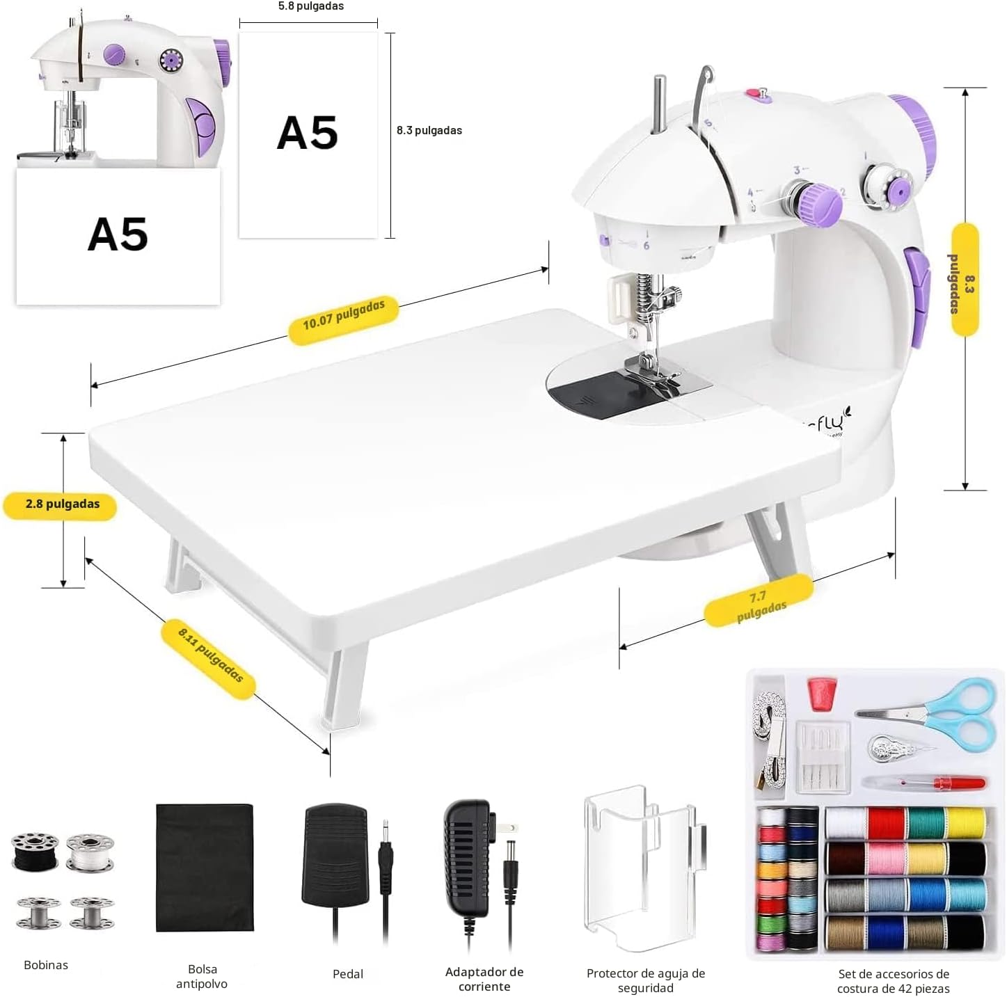 Fidtoy Kids Beginner Sewing Machine DIY Craft Learning Toy