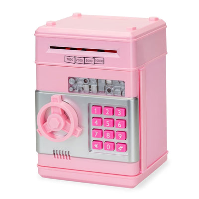 Fidtoy Cute Piggy Bank for Girls | Educational Mini ATM Toy for Kids to Learn Saving at Home