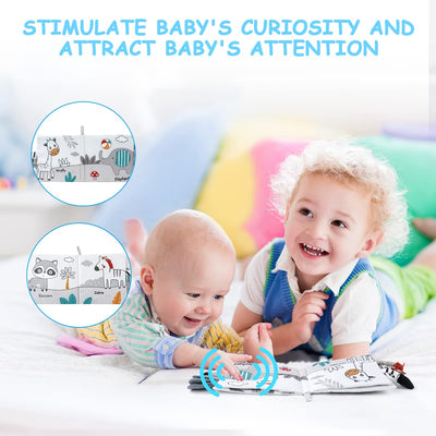 Livre en tissu Montessori pour bébé