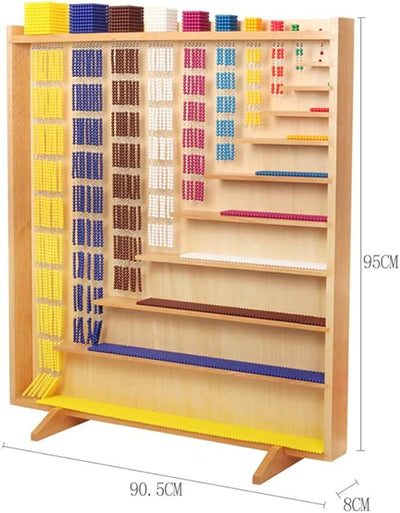 Gabinete de perlas con material de perlas