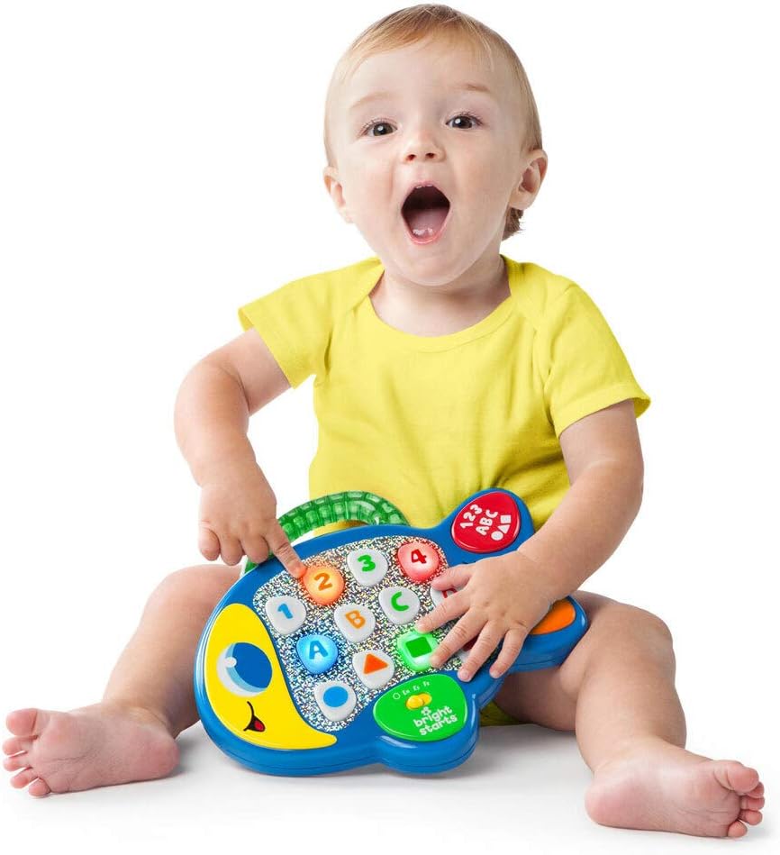 Jouet de poisson interactif Fidtoy avec lumières, musique et modes d'apprentissage