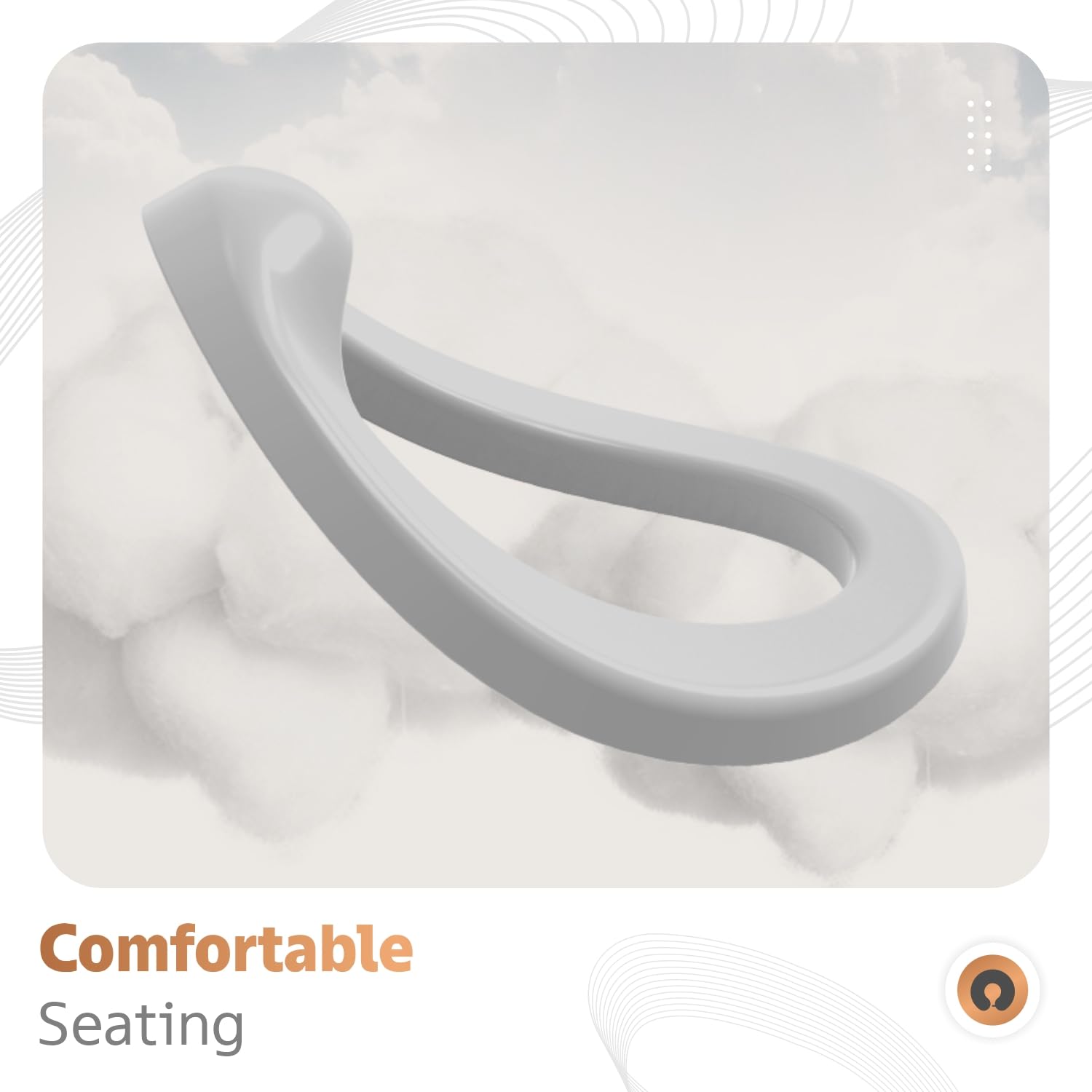Fidtoy Asiento de inodoro de entrenamiento para niños pequeños, asiento de orinal cómodo para bebés, inodoro de entrenamiento portátil para niños de 1, 2 y 3 años, para uso doméstico