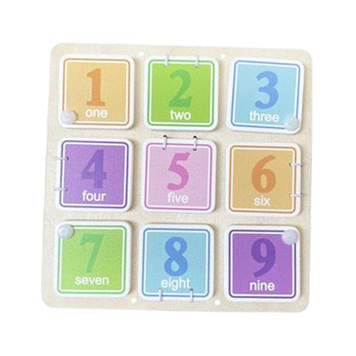 ATORSE Tableau d'activités pour la maternelle, jouet éducatif pour les compétences motrices fines, tableau des chiffres