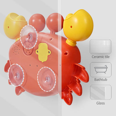 Musical Crab Bubble Bath Toy