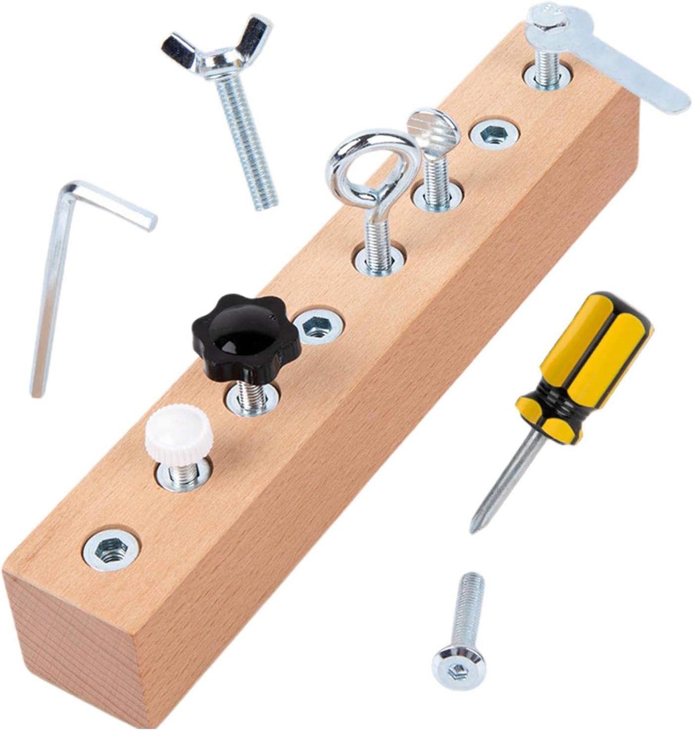 Fidtoy Screw and Nut Tool Set for Toddlers STEM Learning and Fine Motor Skills