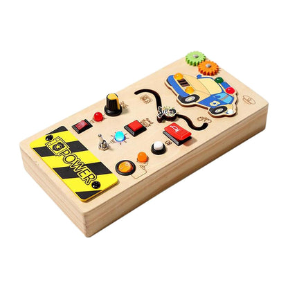 SECRET DESIRE Lights Switch Busy Board Toys with Buttons Cognition Game Basic Motor Skills|Developmental Baby Toys