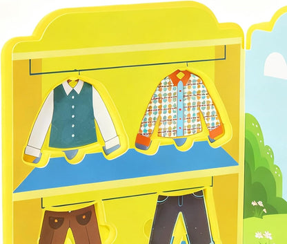 Sticker Book for Dress Up Games, Educational Games Book, Colorful Stickers to Match, Practical Activity Toy | Captivating Fun in Developing