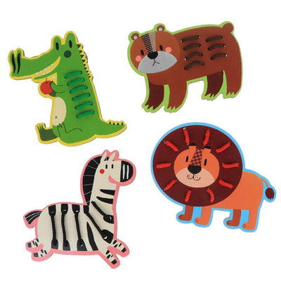 Creaciones Montessori Toys Juego de Enhebrado y Trazado Juguete Educativo Regalo para Niños AnimalJuguetes y Hobbies|Juguetes Preescolares y de Simulación|Juguetes de Madera y Hechos a Mano