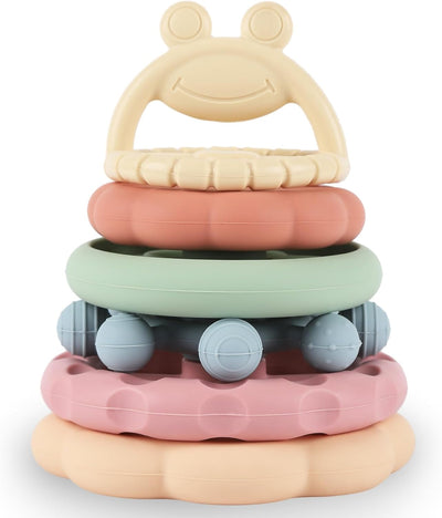 Fidtoy Montessori Stacking Teething Toy for Babies