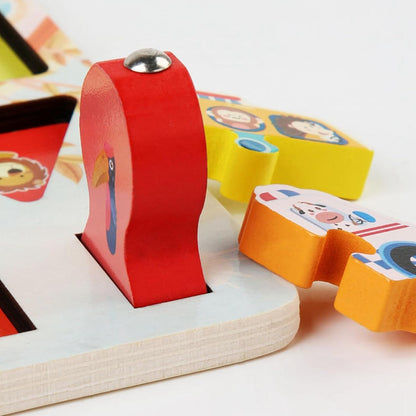 ATORSE Busy Boards Developmental Montessori Board for Preschool Activities Boy Girl