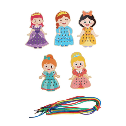 Lacing Cards for Preschoolers and Kids Motor Skills Toys Wooden Sewing Cards Style C|Other Educational Toys|Toys & Hobbies