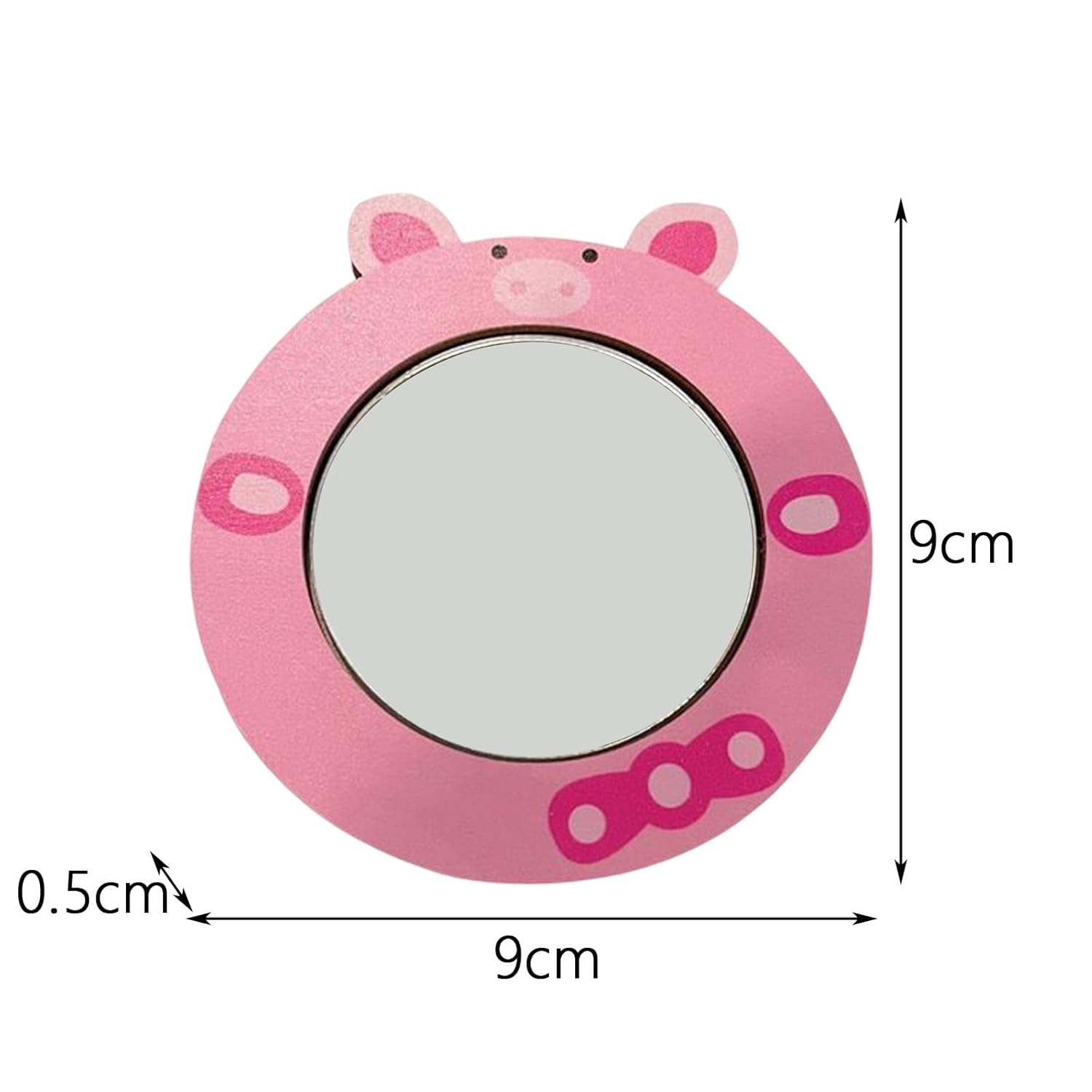 UJEAVETTE Sensory Board Toy Parts Early Education Toys for Cognition Games Unisex Mirror Pink